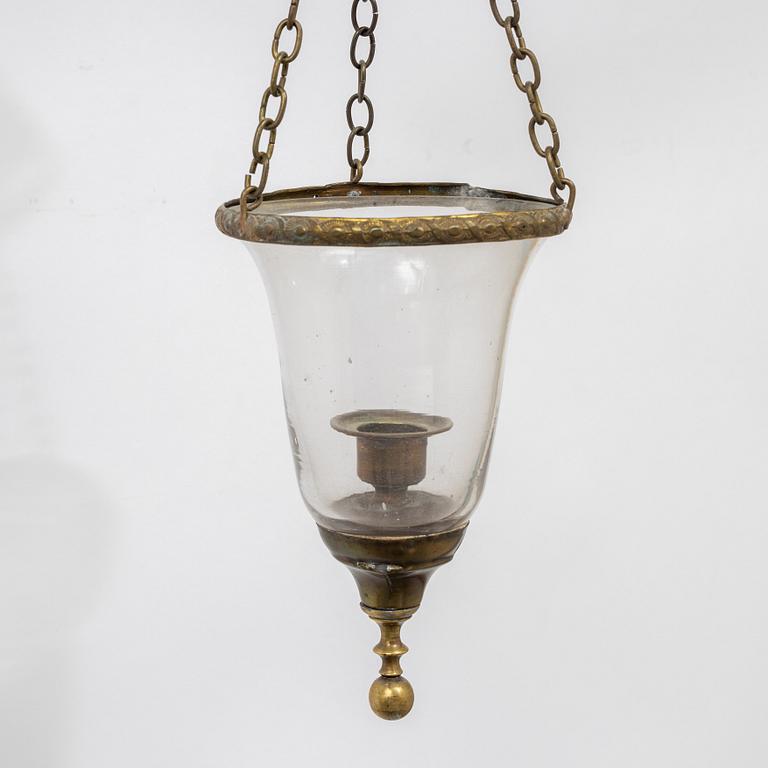 A late 19th century wall lantern.
