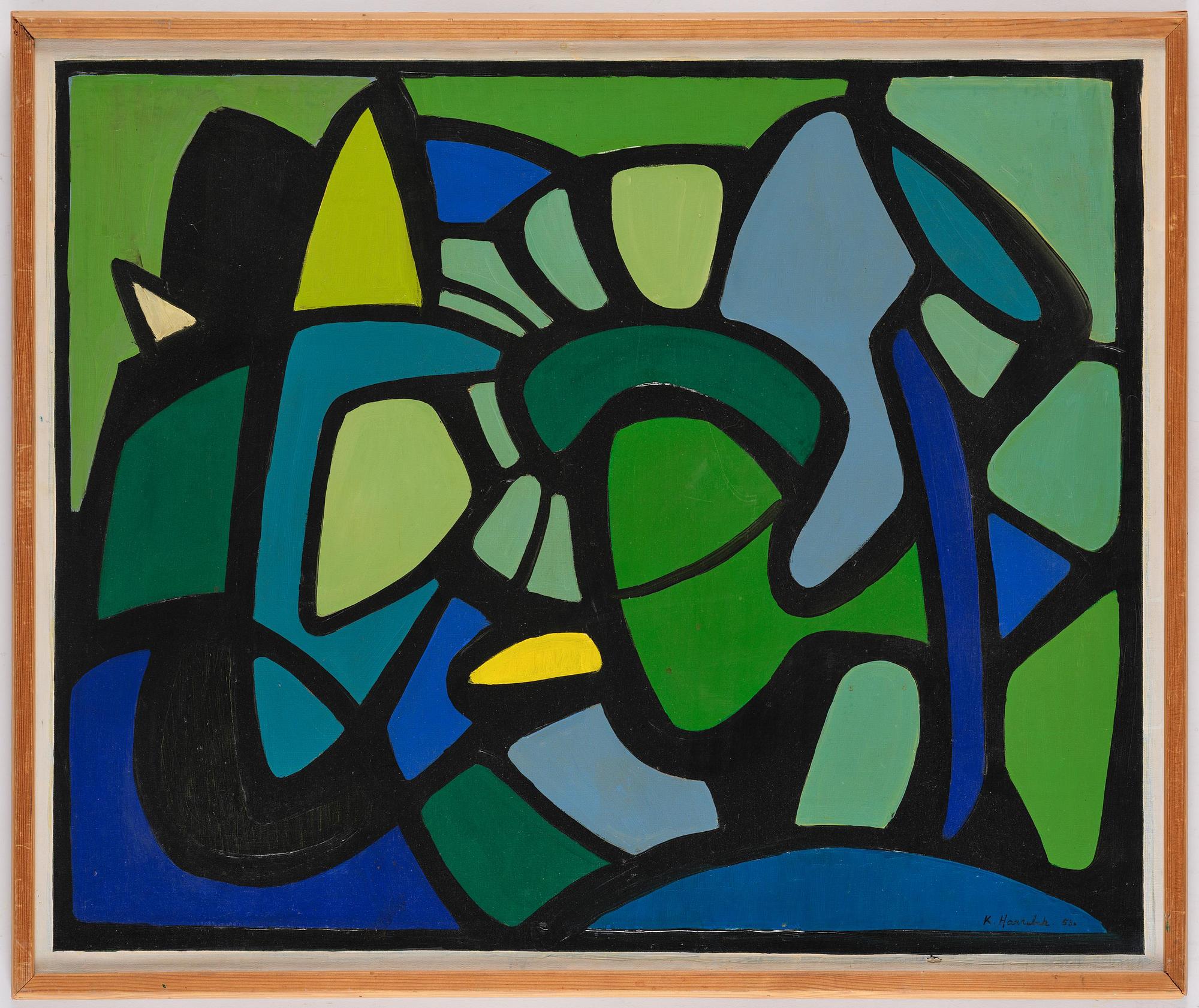 Kristine Harrebekk, Composition in Green.