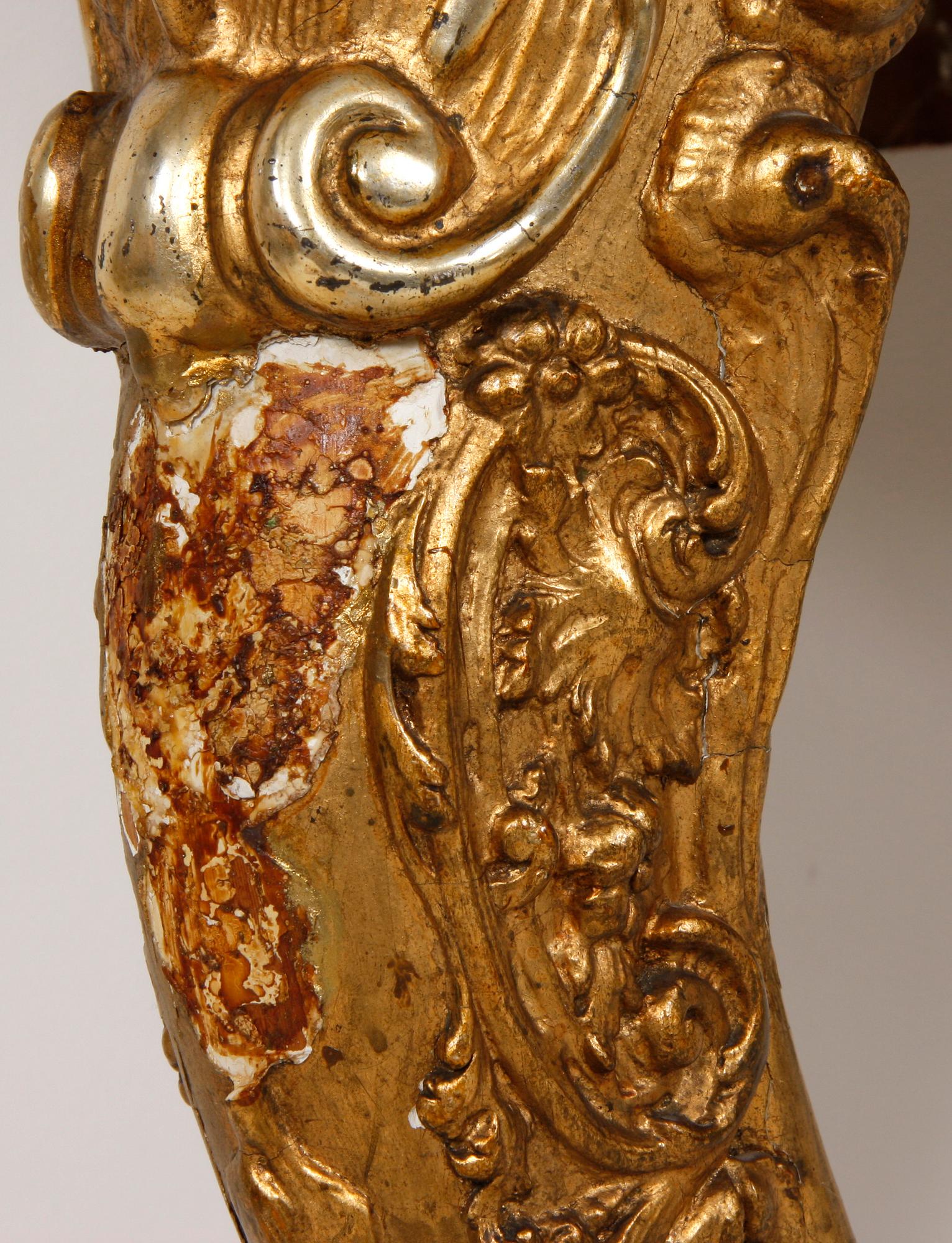 KONSOLBORD, rokokostil, 1800/1900-tal.