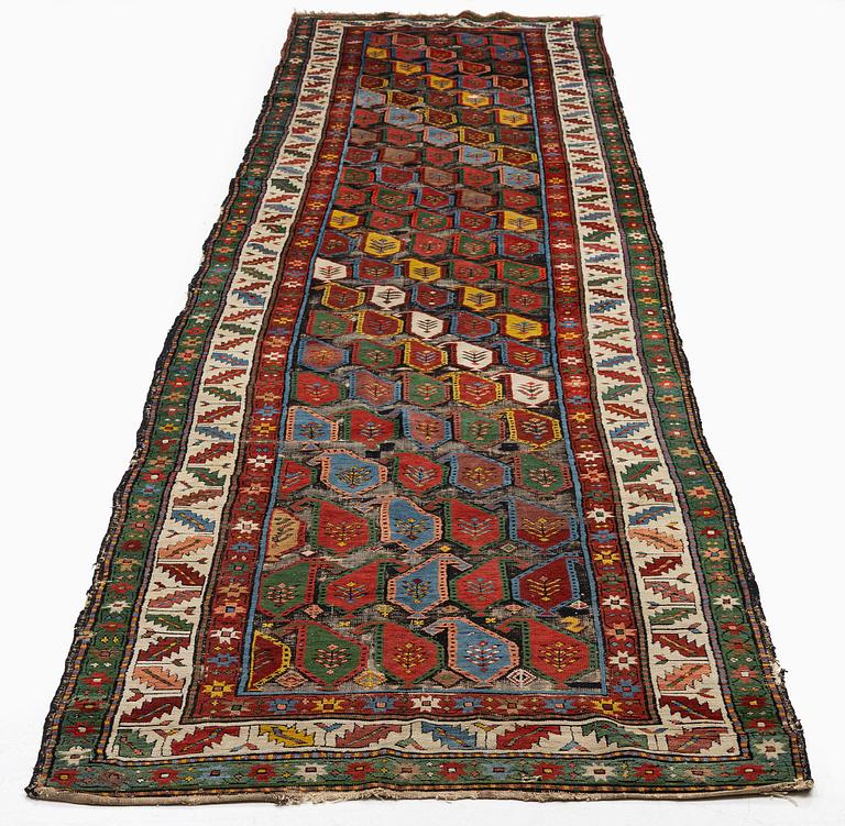 A Kazak runner, southern Caucasus, c. 530 x 110 cm.