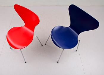 STOLAR, 2 st, "Sjuan", Arne Jacobsen, Fritz Hansen.