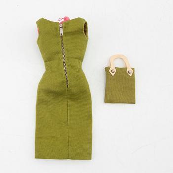 Bild-Lilli docka Tyskland 1956-64 samt diverse kläder bl. a Lilly-kläder.