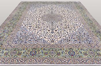 A carpet, Keshan, ca 406 x 300 cm.