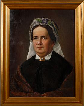 AXEL DAHL, olja på duk, sign och dat 1872.