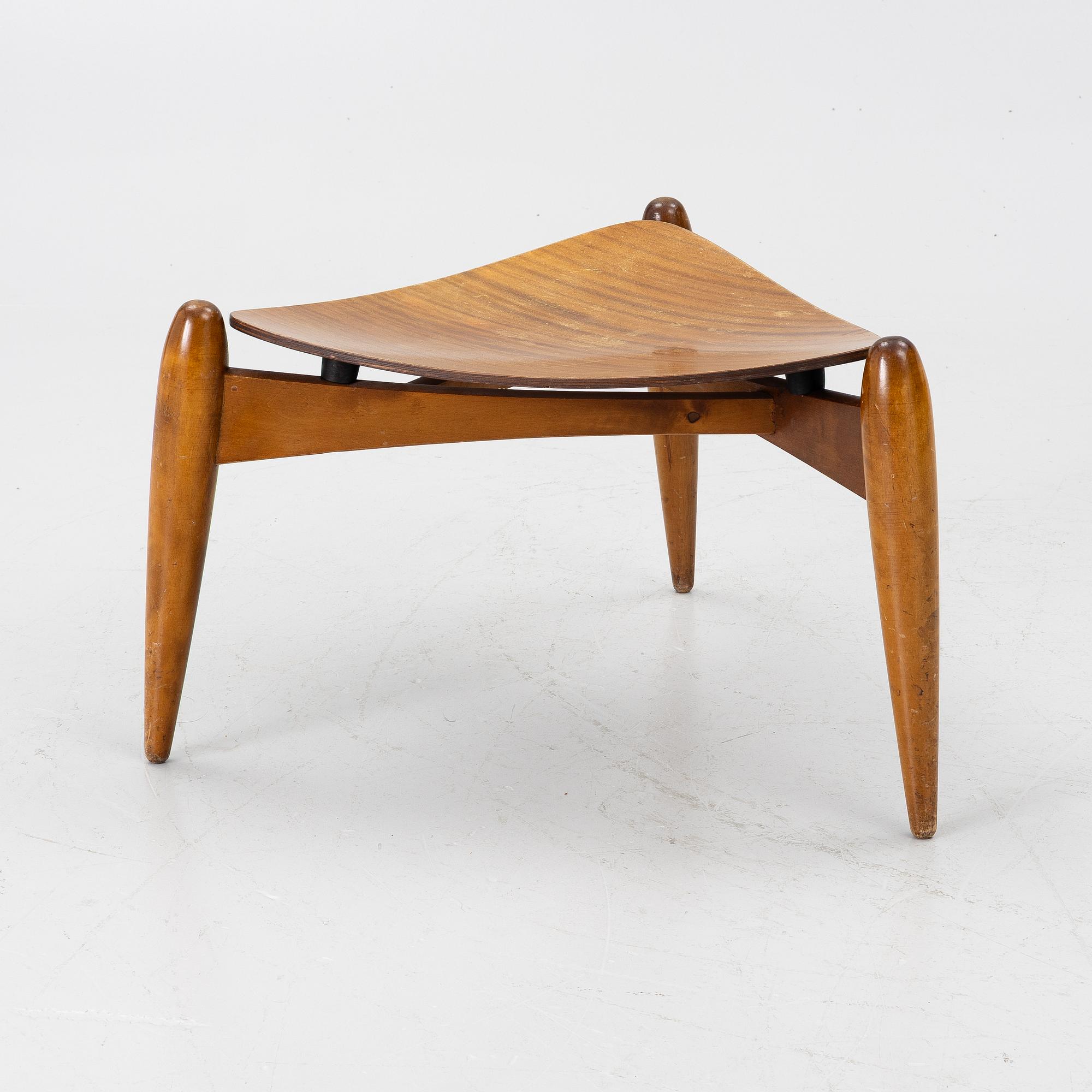 Ilmari Tapiovaara, Stool, 'Tale', Asko, 1950s.