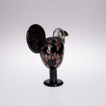 OIVA TOIKKA, FÅGEL, glas, signerad O. Toikka Nuutajärvi, numrerad 306/1000.