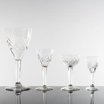 GLASSERVIS 49 delar, Helgamodell, 1900-talets början.