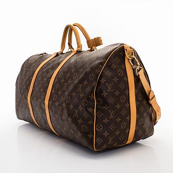 Louis Vuitton, a Monogram Canvas 'Keepall 60 Bandoulière' weekend bag.