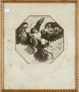 KOPPARSTICK, 4 st, 1700/1800-tal.