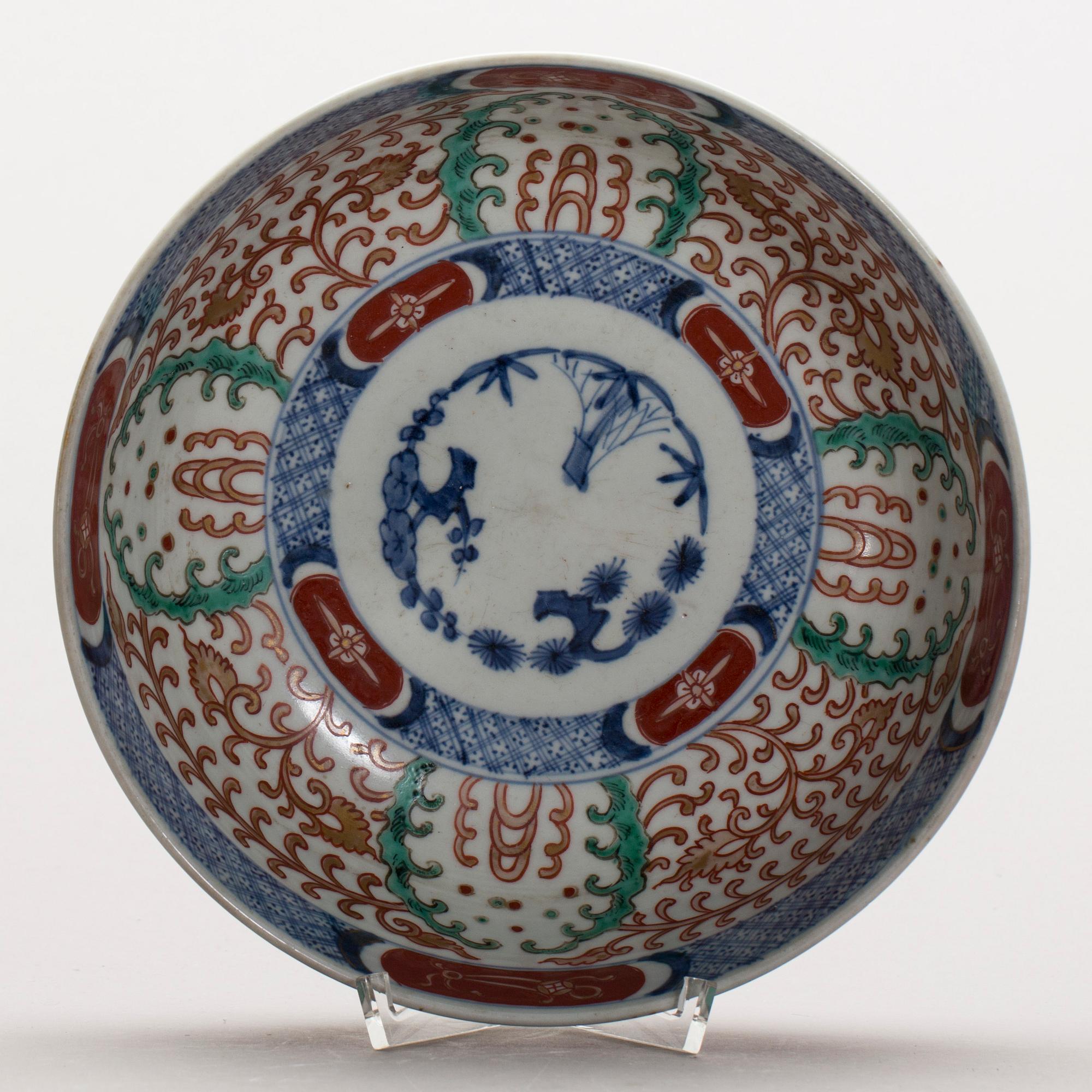 SKÅL, porslin, Japan, omkring 1900.