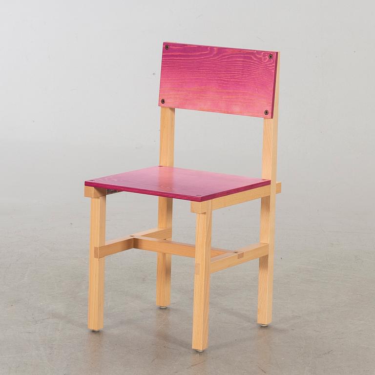 FREDRIK PAULSEN, "Röhsska"Designbaren, stol, Blå Station 2020, Stol 55/102.