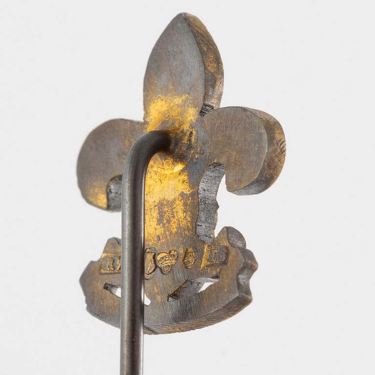 Gustav VI Adolf, a gold medal, Pro Patria, 1960.