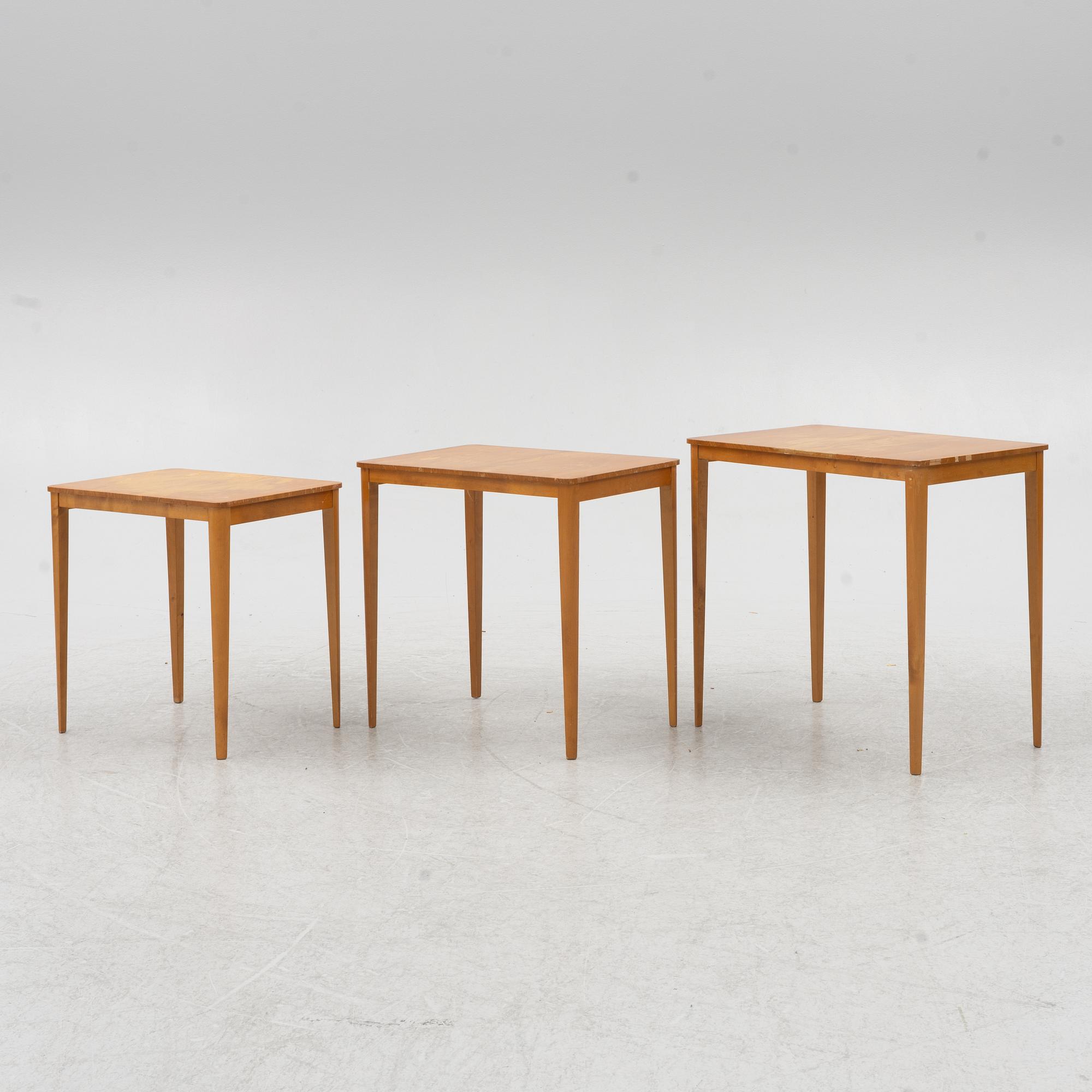 Satsbord, 3 delar, 1940-tal.