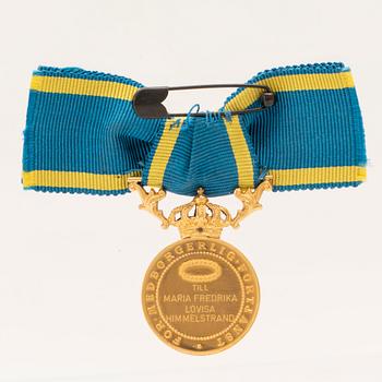 Gold Medal Gustav V "For Civic Merit" 1946.