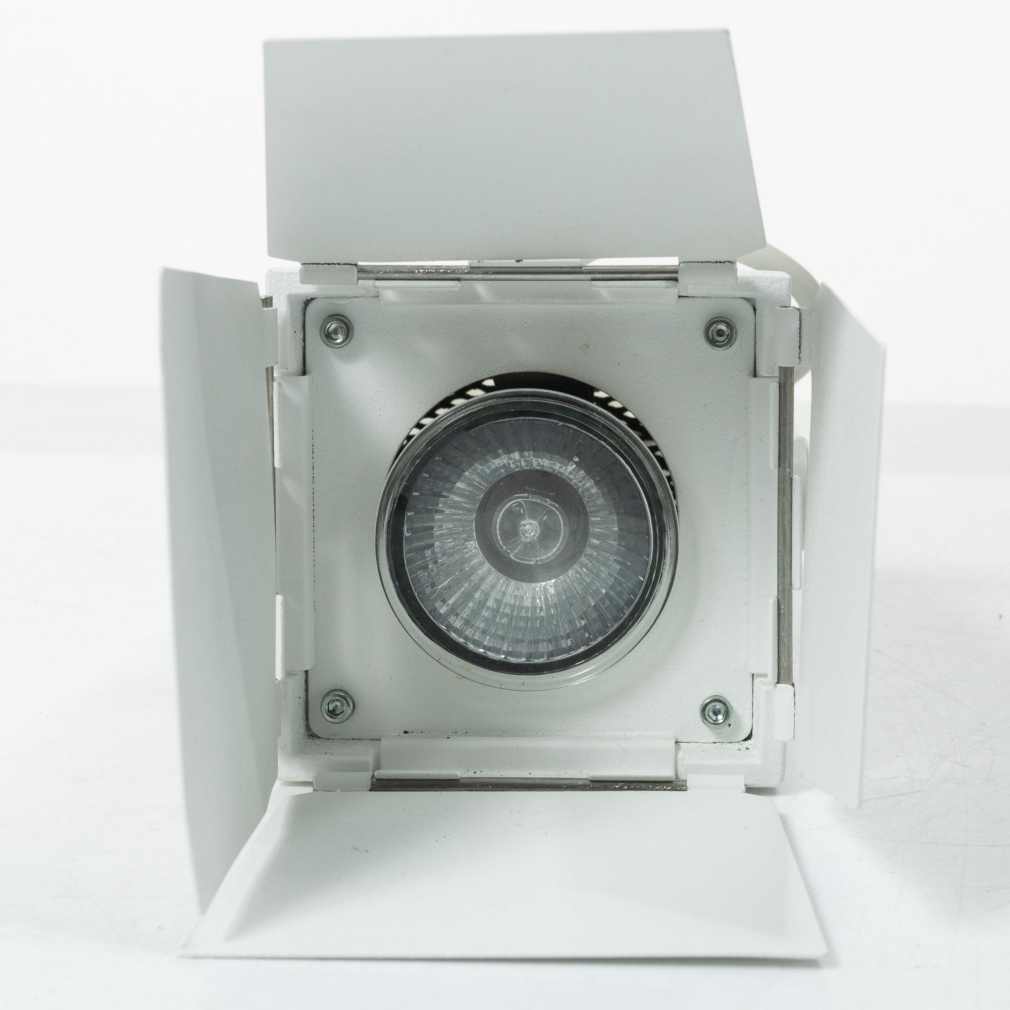 Thomas Bernstrand and Mattias Ståhlbom, five 'Foto' spotlights, “Foto”, Zero, 2000s.