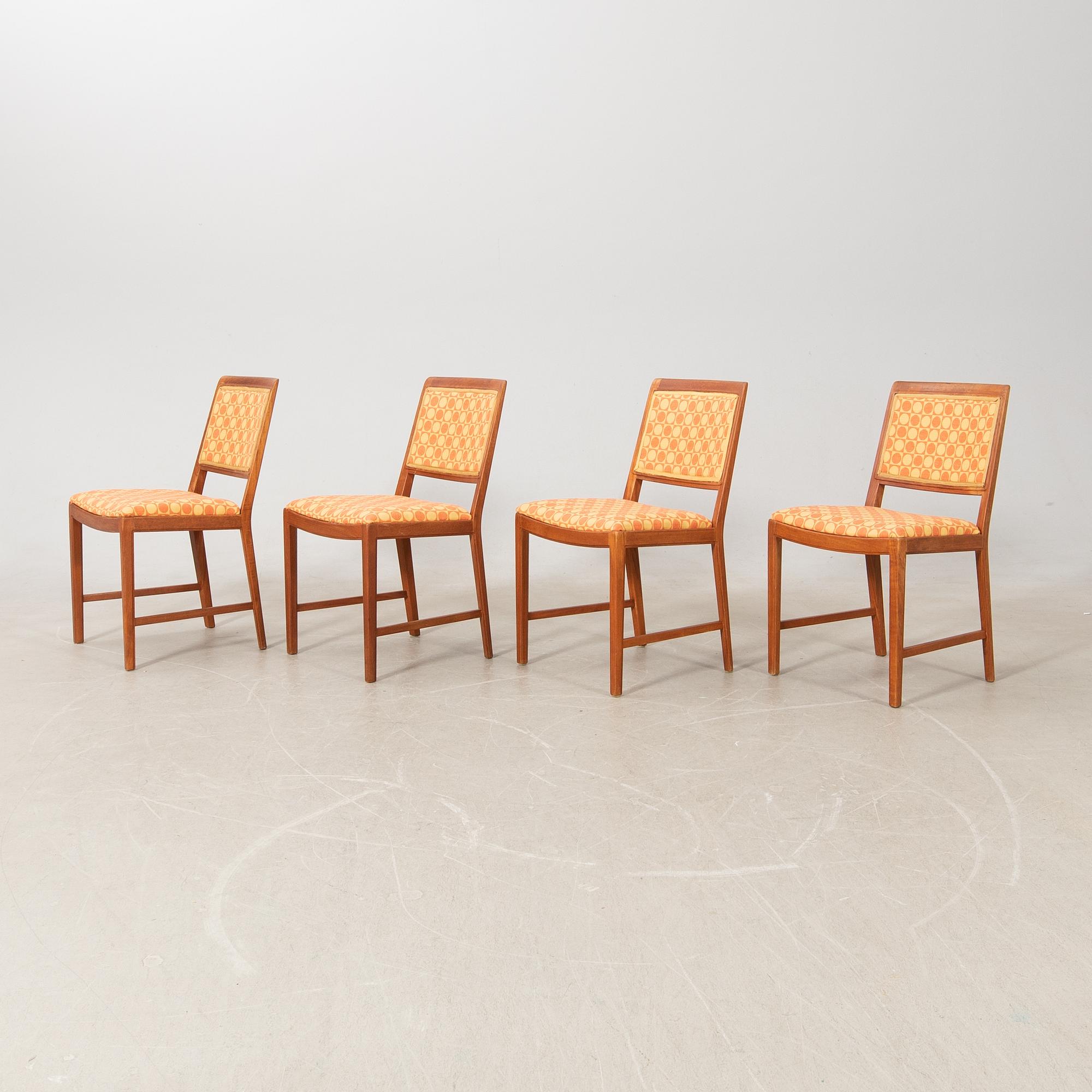 Bertil Fridhagen, dining group, "Diamant", 5 dlr, Bodafors, 1960s.