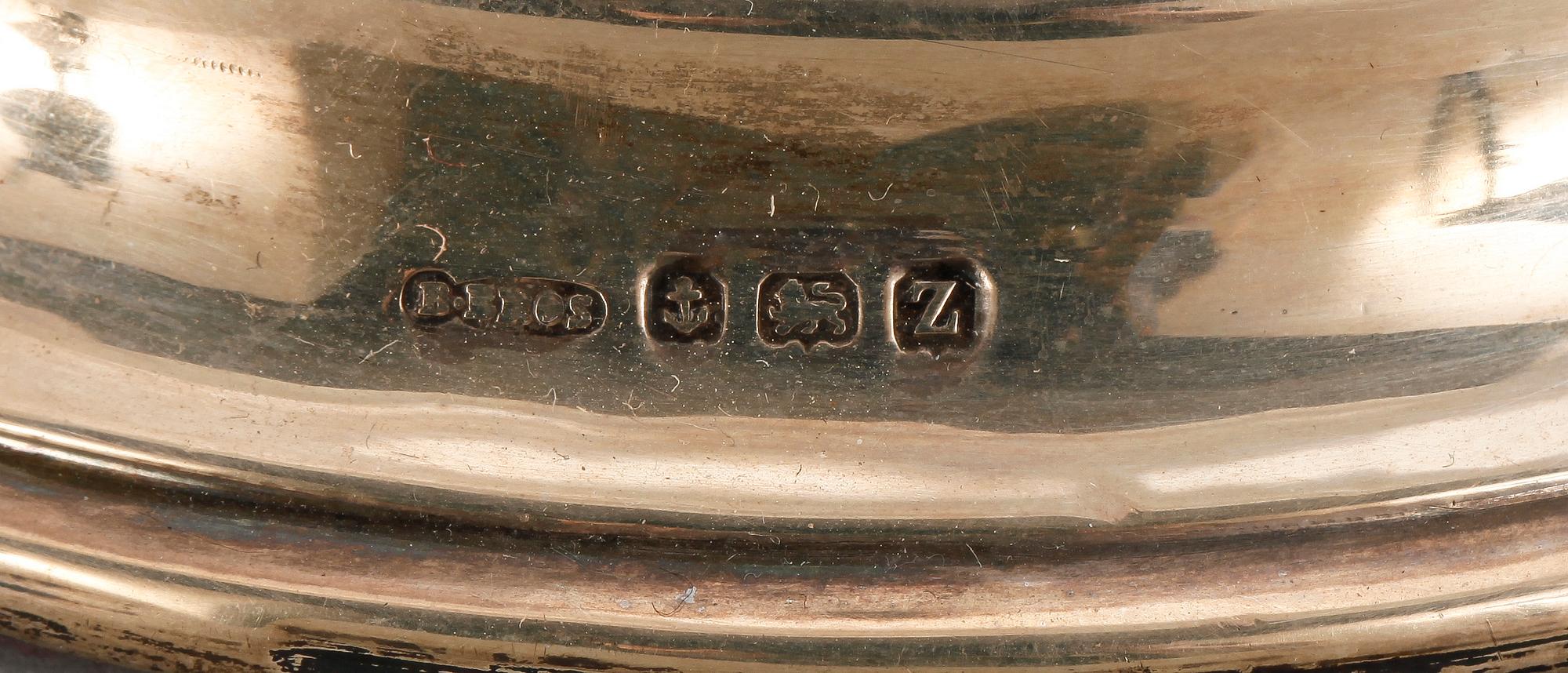 LJUSSTAKAR, ett par, silver, Birmingham England, 1924.