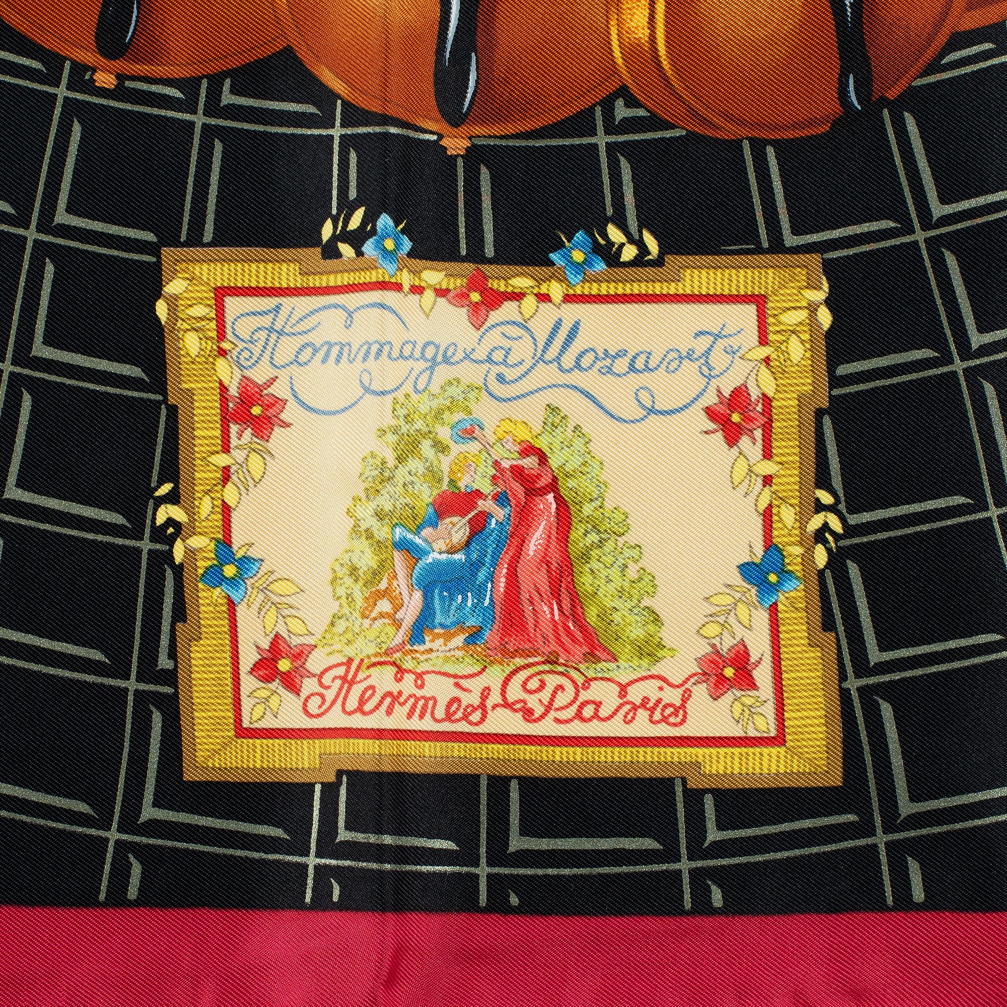 Hermès, scarf, "Hommage à Mozart".