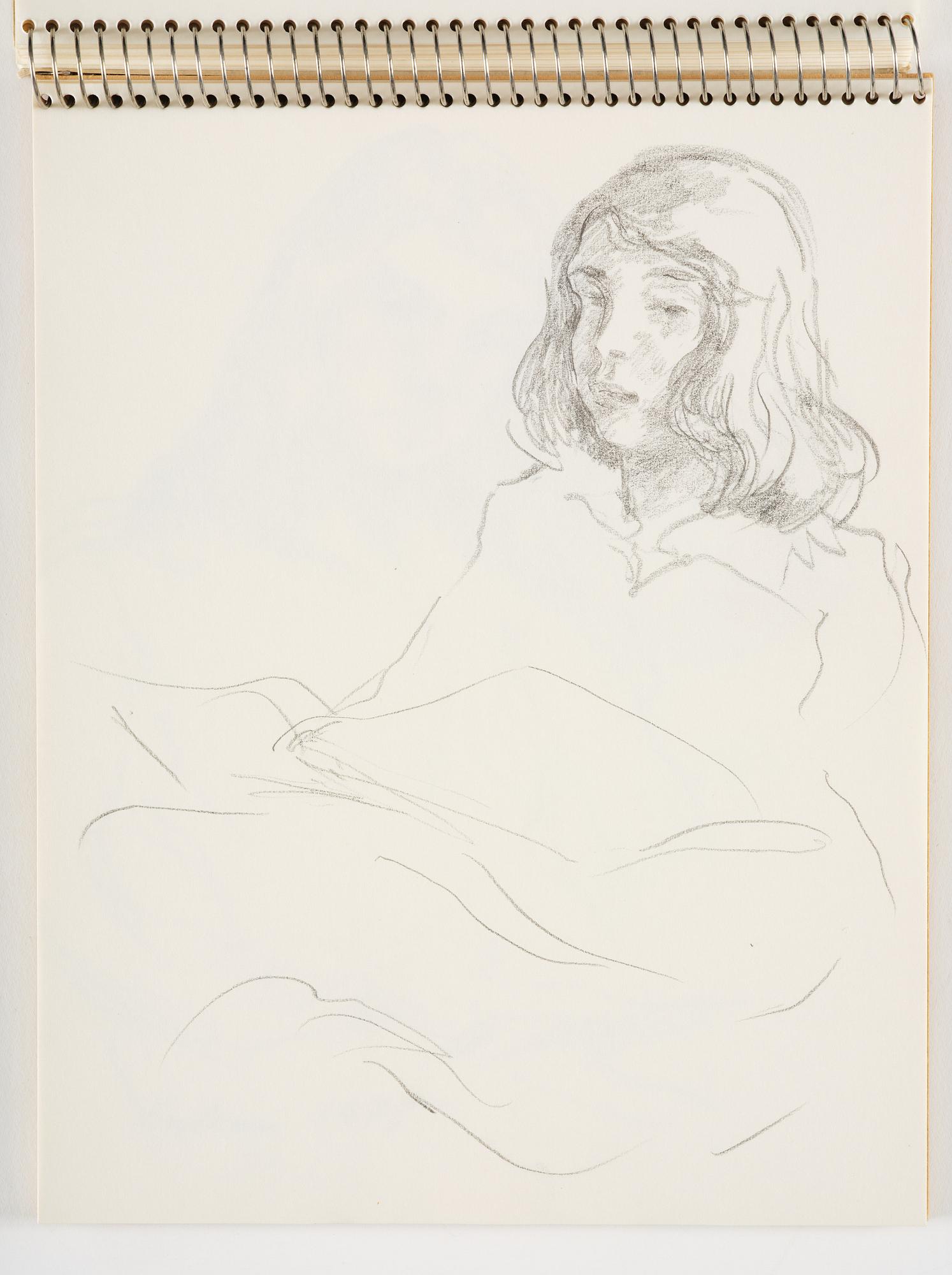 Lotte Laserstein, Sketchbook with approximately 42 drawings, of which 1 is signed.