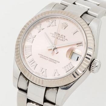 ROLEX, Oyster Perpetual, Datejust, Chronometer, wistwatch, 31 mm.