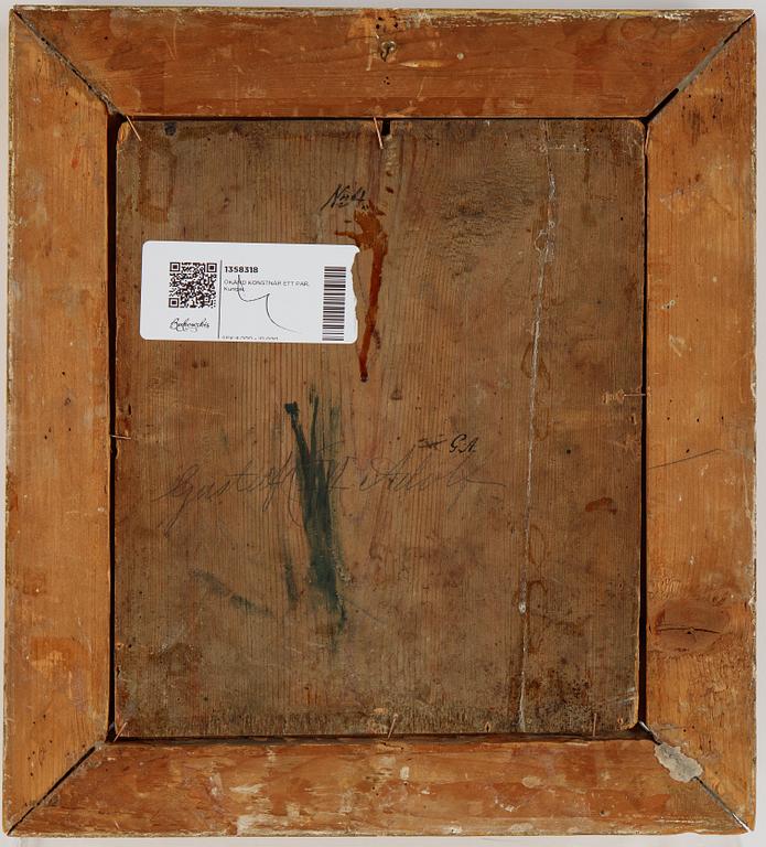 Unknown artist, around 1800, oil on panel, 2.