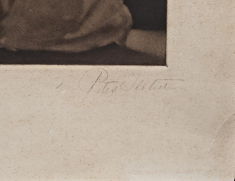 PETER ILSTED, mezzotint, signerad.