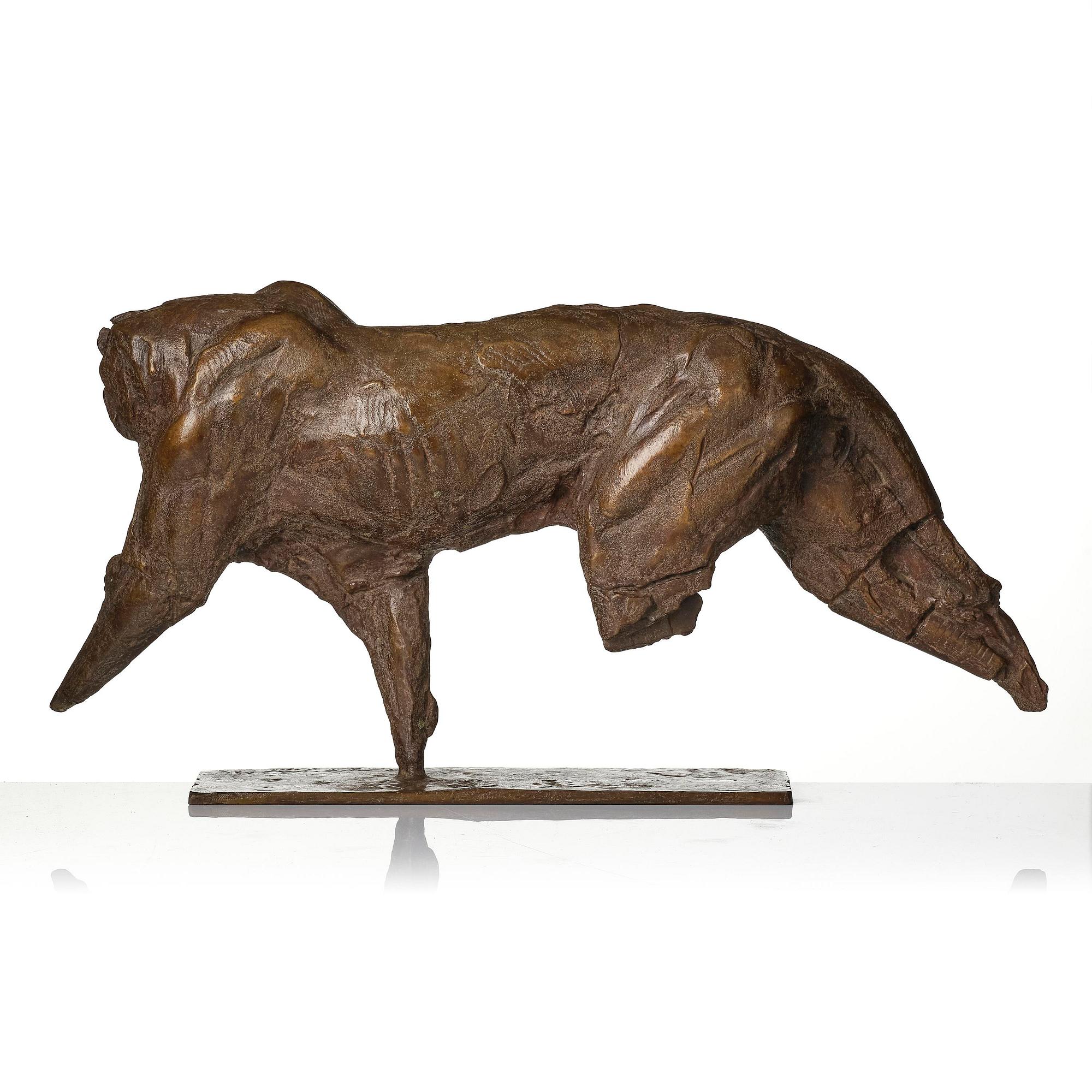 Dylan Lewis, "Leopard Walking (Fragment)".