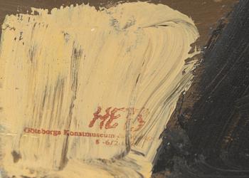 Carl Johan De Geer & Ernst Billgren, acrylic on panel, signed.