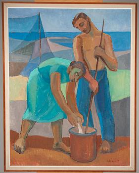 OLLI REIMAN, olja på duk, signerad och daterad -55.