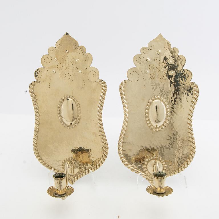 Wall sconces a pair 1930s/40s.
