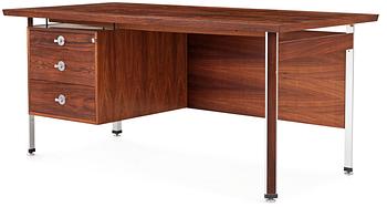 A Finn Juhl palisander desk by CADO, 1960's.