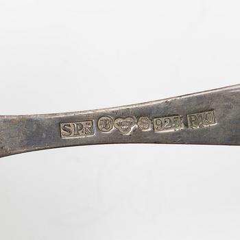 Guldsmed S Petersson i Söderhamn Ab, skedar, 4 st, sterlingsilver, Bollnäs, bl a 1989.