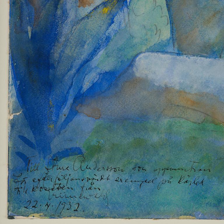 Isaac Grünewald, Reclining Nude.