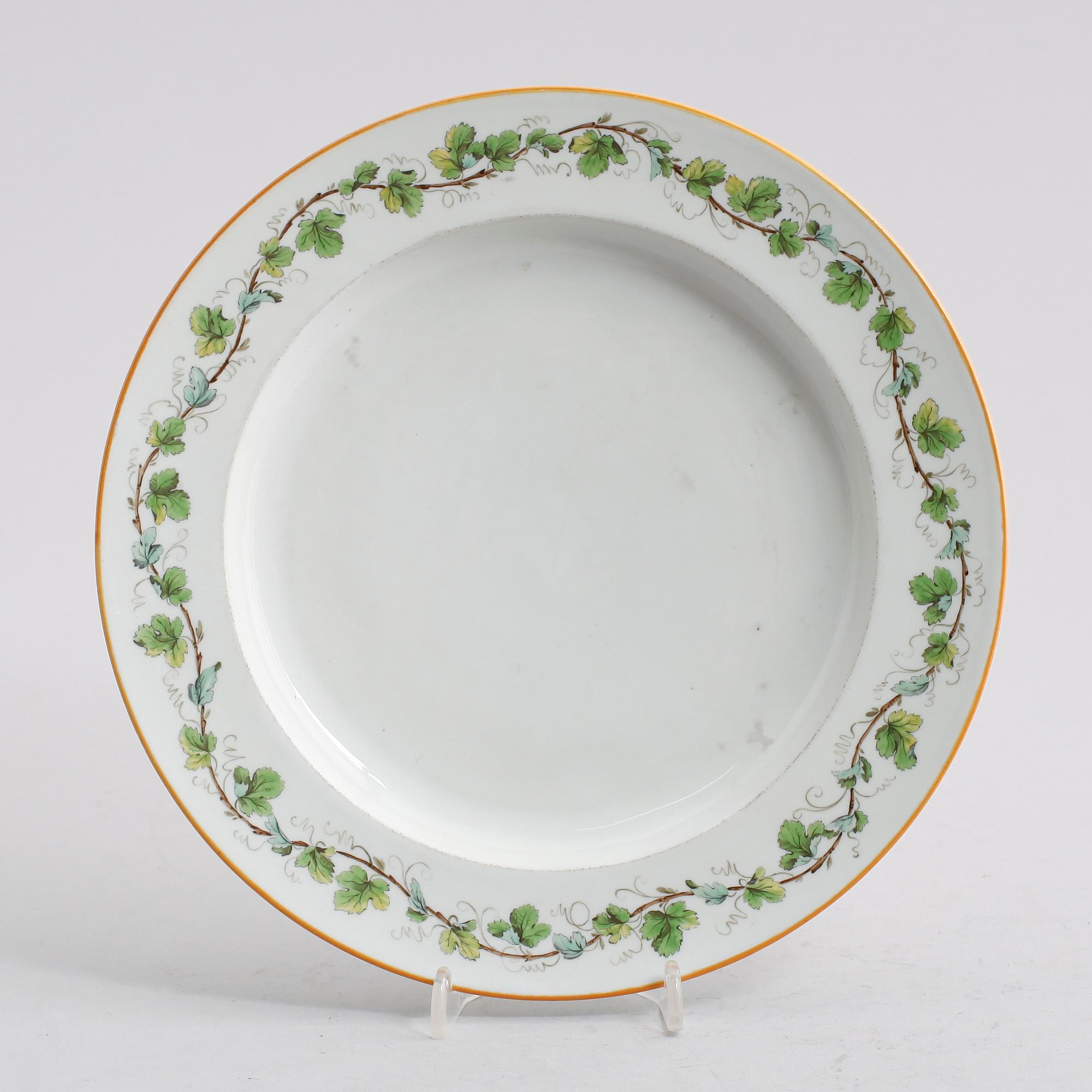 TALLRIK, porslin, Meissen, 1700-tal.