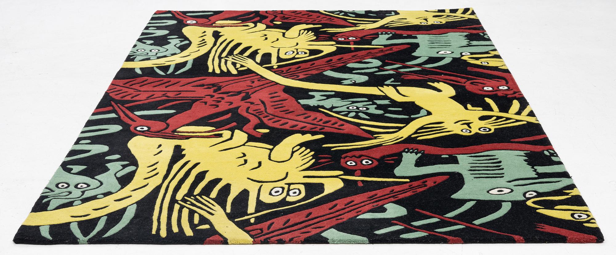 Carl Johan De Geer, a hand tufted carpet, "Monter Subtil", ca. 297 x 199 cm, signed and numbered 1/25.