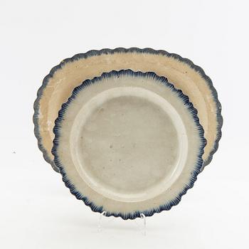 Service pieces 7 pcs John Rogers & Son Longport England first half of the 19th century earthenware.