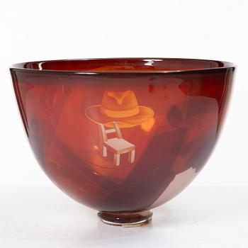 Ann Wolff, a bowl, 1980.