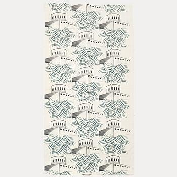 Two 'Stadsbiblioteket" curtains by Birgitta hahn.