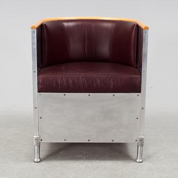 MATS THESELIUS, fåtölj, "Aluminium Chair", Källemo,