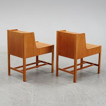 David Rosén, sängbord, ett par, ur "Futura"-serien, Nordiska Kompaniet.