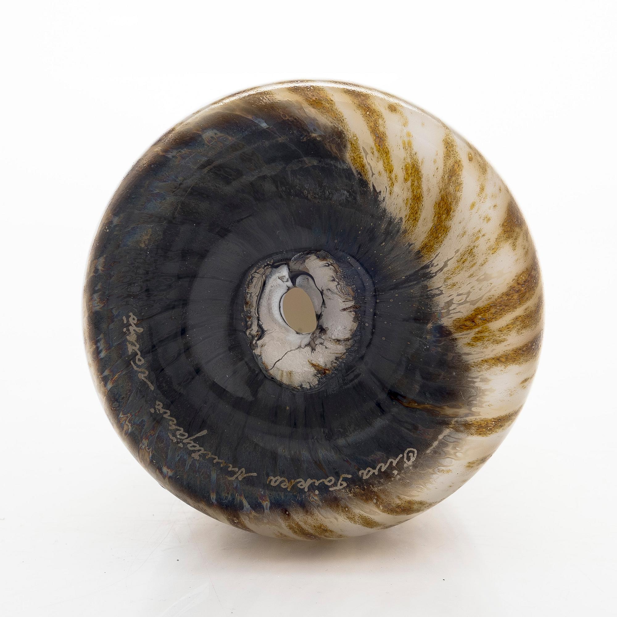 Oiva Toikka, An 'Eagle Owl' glass bird, signed Oiva Toikka Nuutajärvi Notsjö.