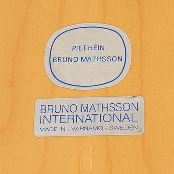 Bruno Mathsson & Piet Hein, soffbord "Superellips" för Fritz Hansen Danmark sent 1900-tal.