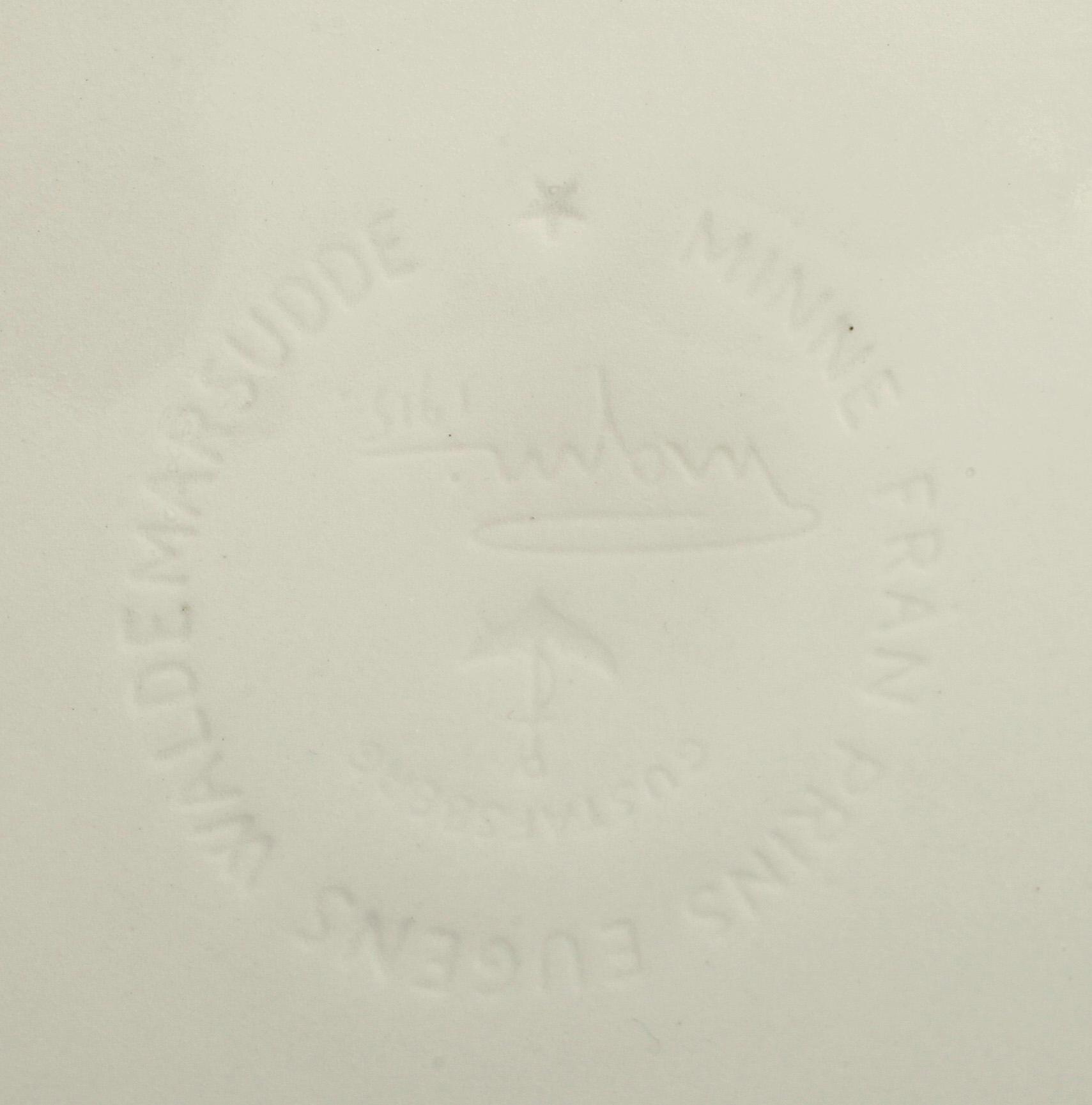 YTTERFODER, 4 st, porslin, Waldermarsudde, Prins Eugen, Gustavsberg och Rörstrand. Formgiven 1915.