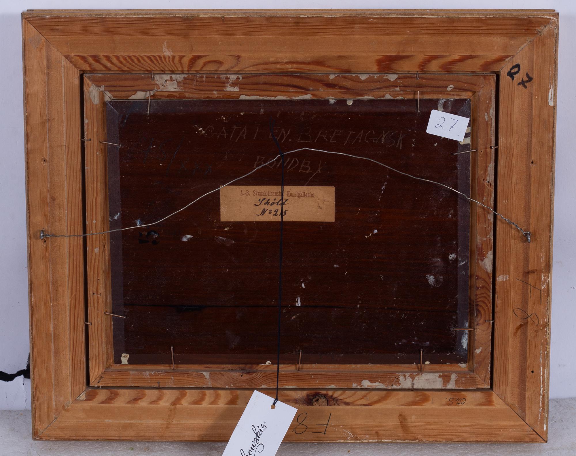 Otte Sköld, "Gata i en Bretagnsk bondby".