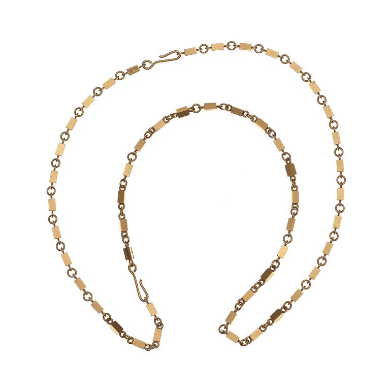 WIWEN NILSSON, collier, Lund 1976, 18k.