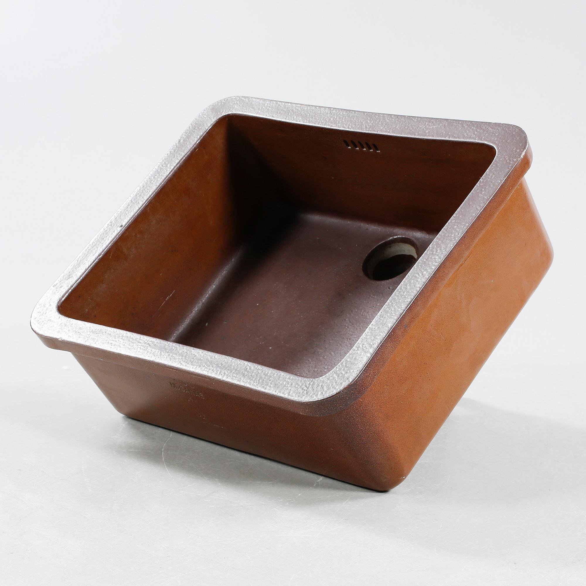 TVÄTTHO / HANDFAT, stengods, Höganäs, 1900-talets första hälft.