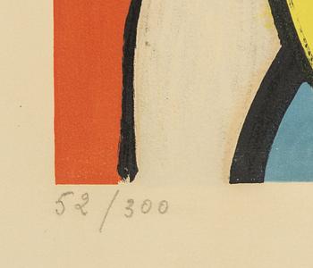 Fernand Léger, after, "Composition aux Deux Oiseaux".