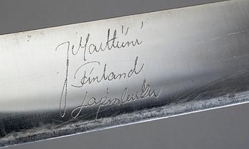 KNIVAR, 3 st, bland annat J Marttiini, Finland, 1900-tal.