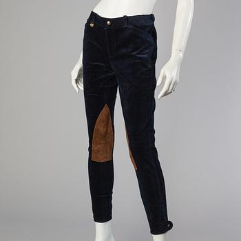 Three pair of trosers by Ralph Lauren.