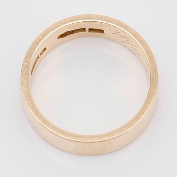 RING, 18K guld, svenska stämplar, 1972. Vikt ca 7 g.